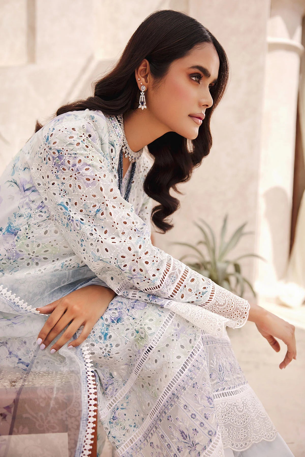 3736-LUCIA EMBROIDERED LAWN UNSTITCHED