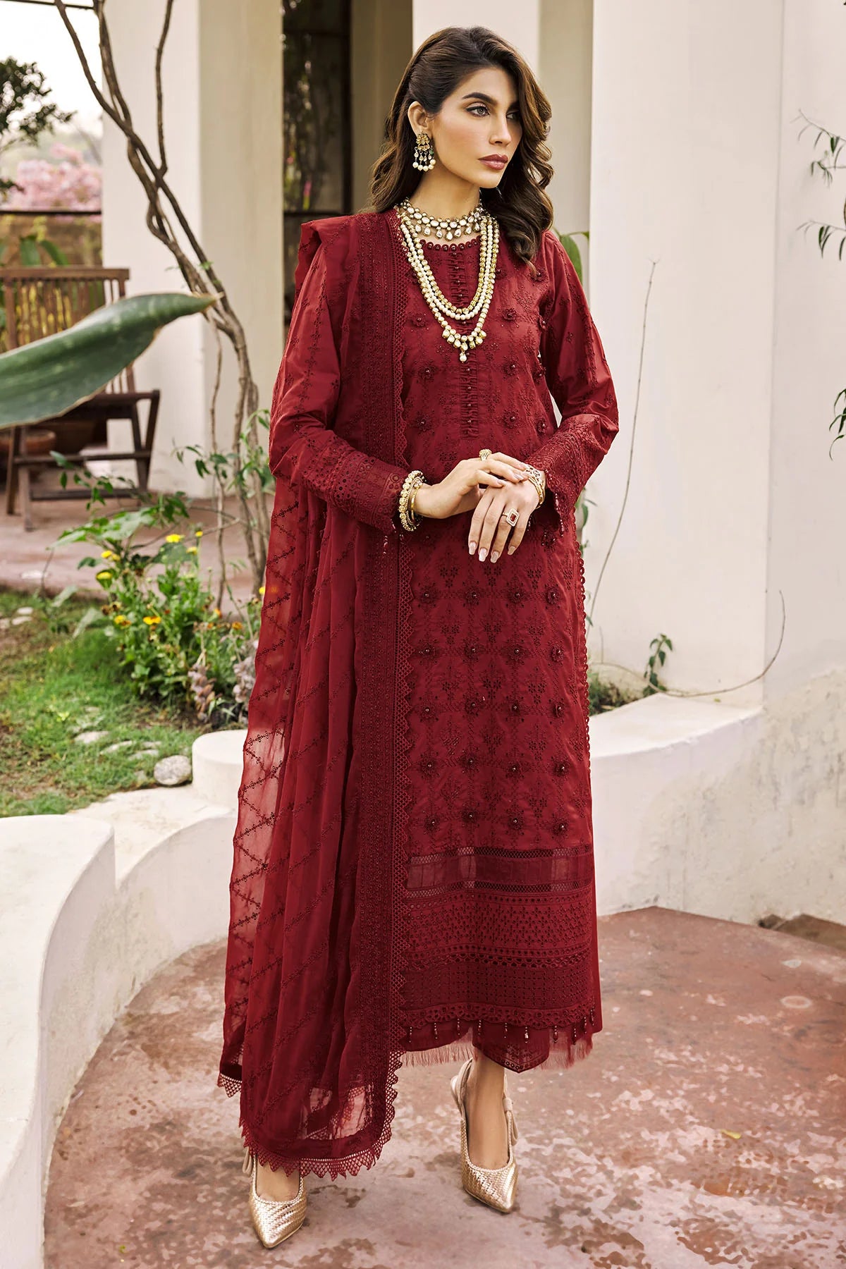 3985-RAHMA EMBROIDERED LAWN UNSTITCHED