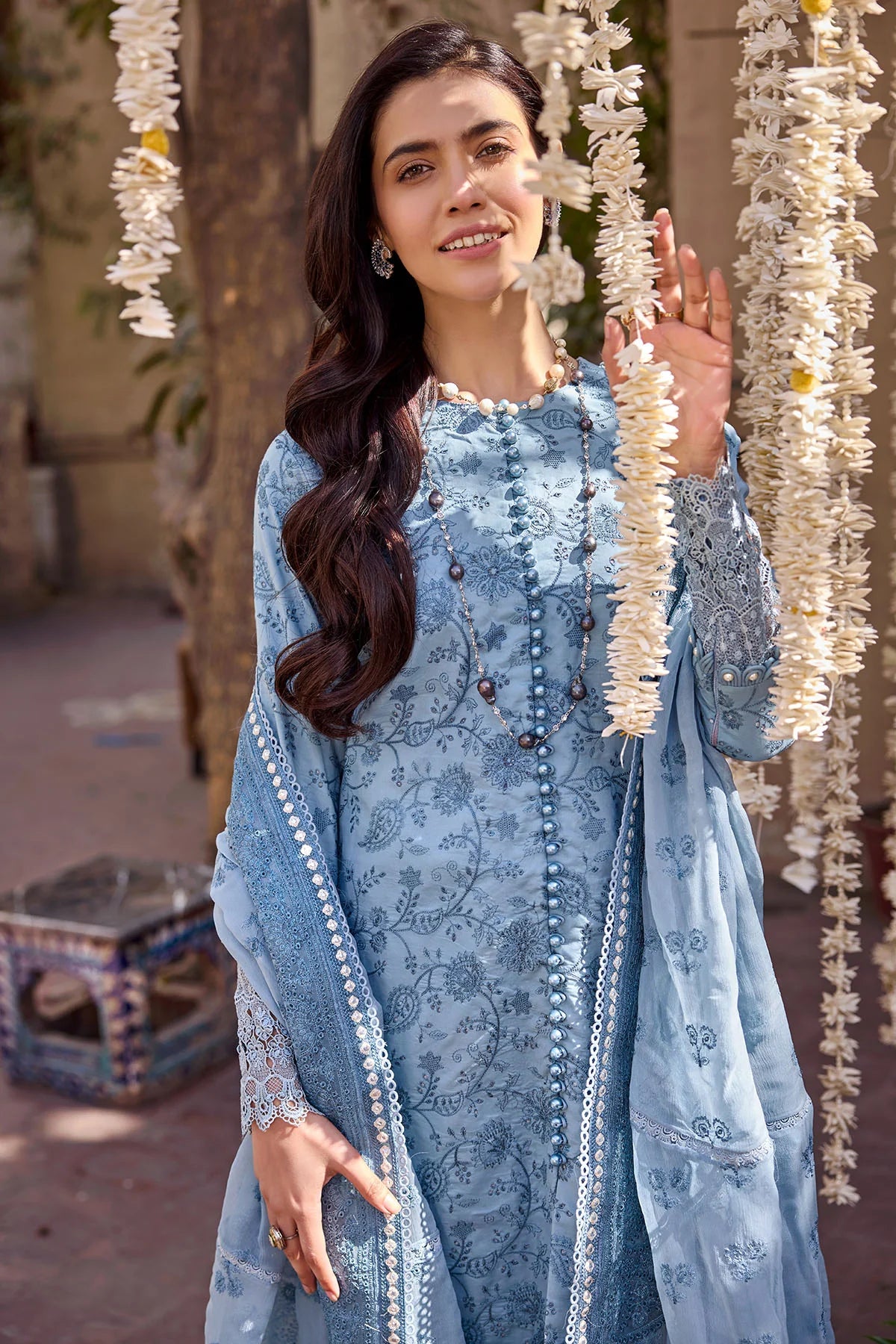 4059-ZAREEN EMBROIDERED LAWN UNSTITCHED