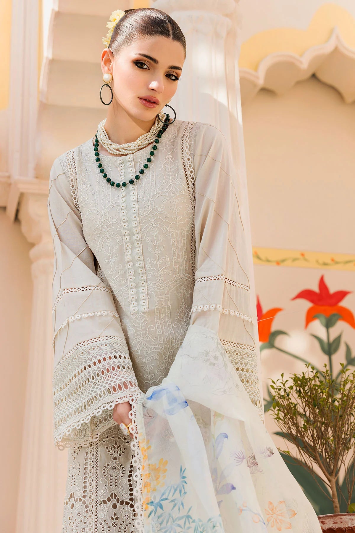 4629-INARA EMBROIDERED LAWN UNSTITCHED