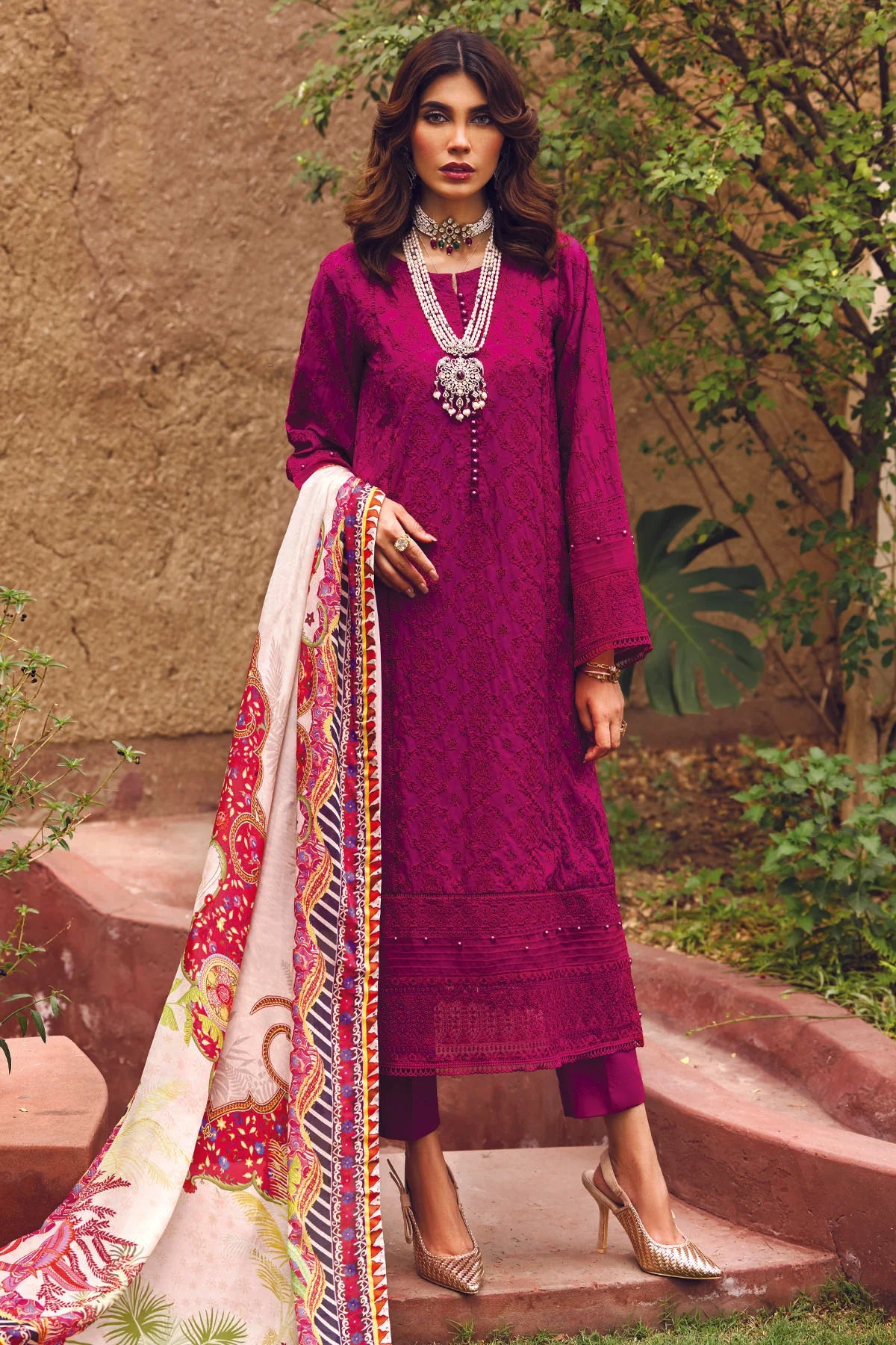 3979-ARZOU EMBROIDERED LAWN UNSTITCHED