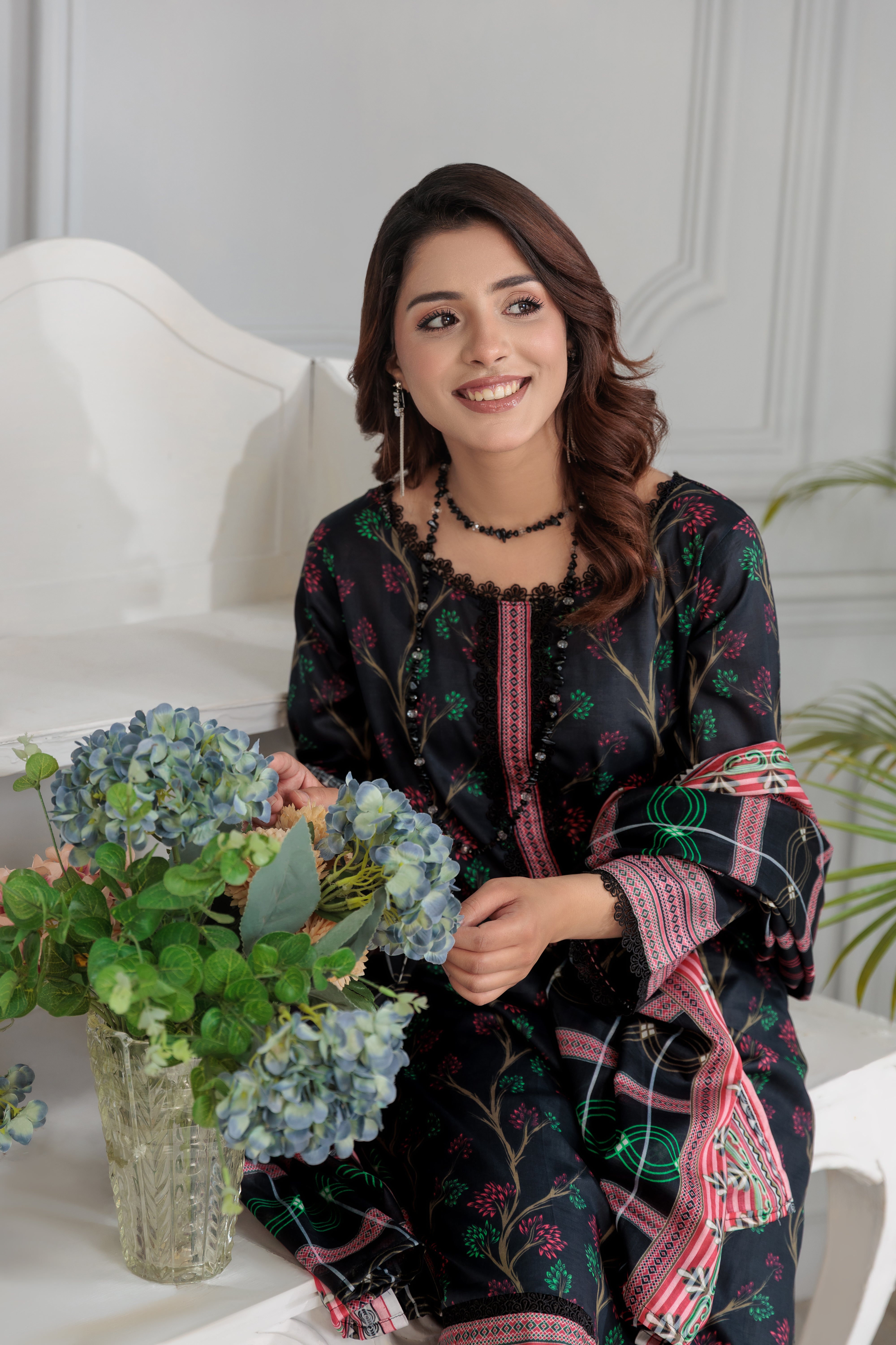 D-3 Gul E Lala  Digital Printed Lawn