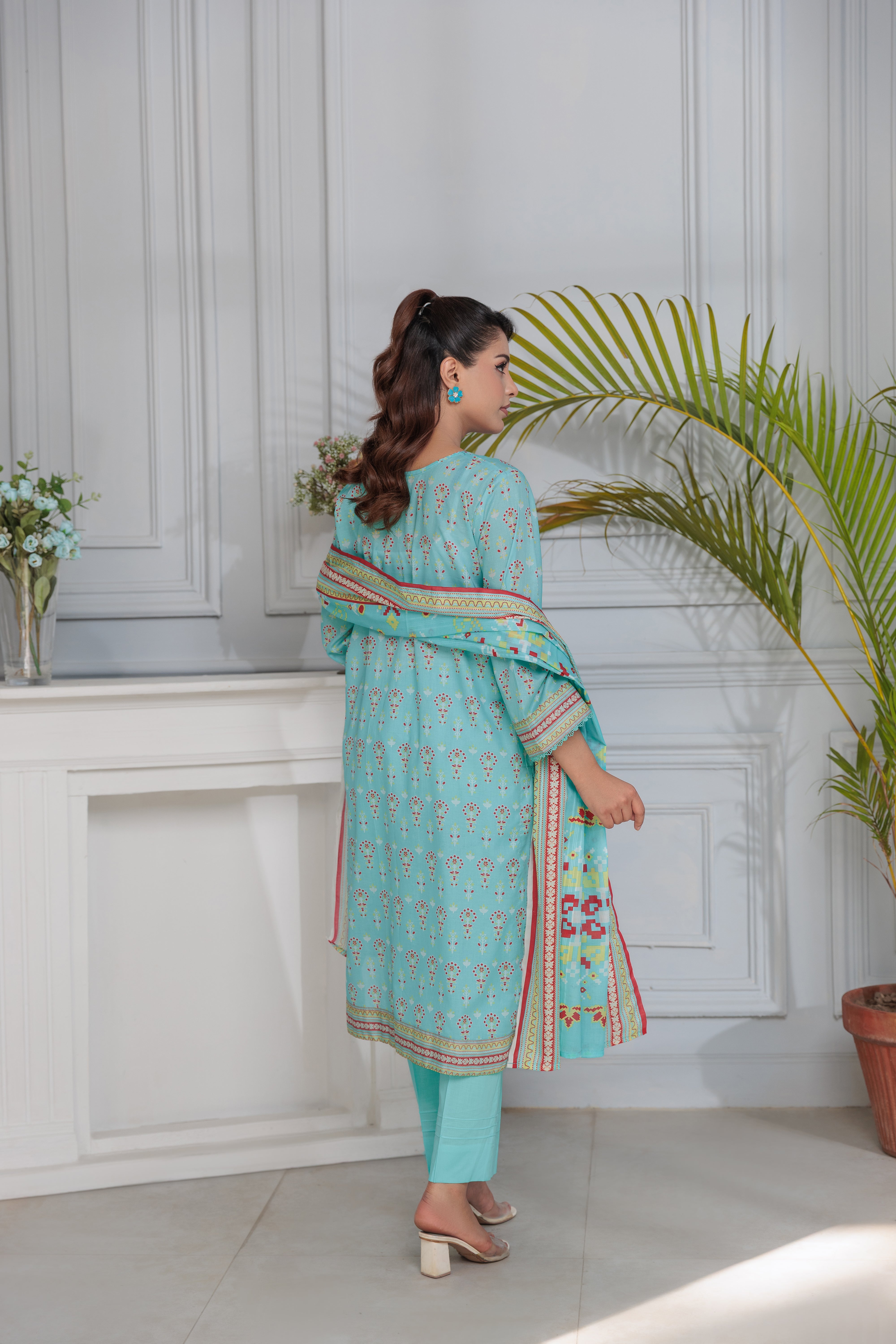 D-8 Gul E Lala Digital Printed Lawn