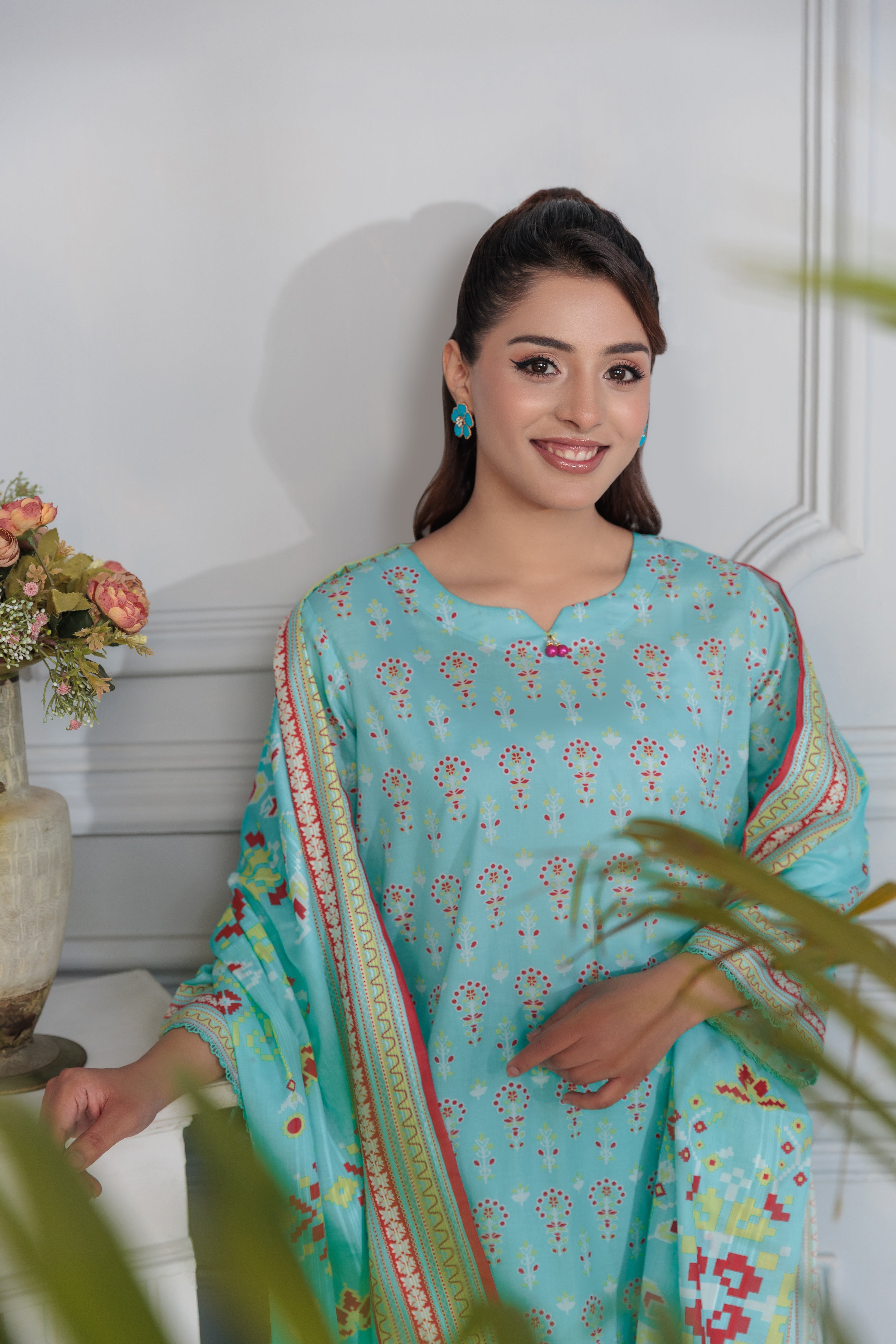 D-8 Gul E Lala Digital Printed Lawn
