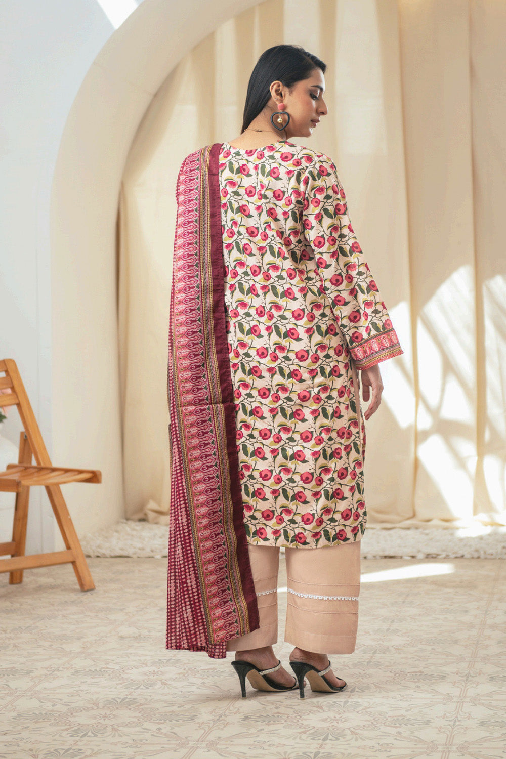 D-0017 Malaika Digital Printed Lawn
