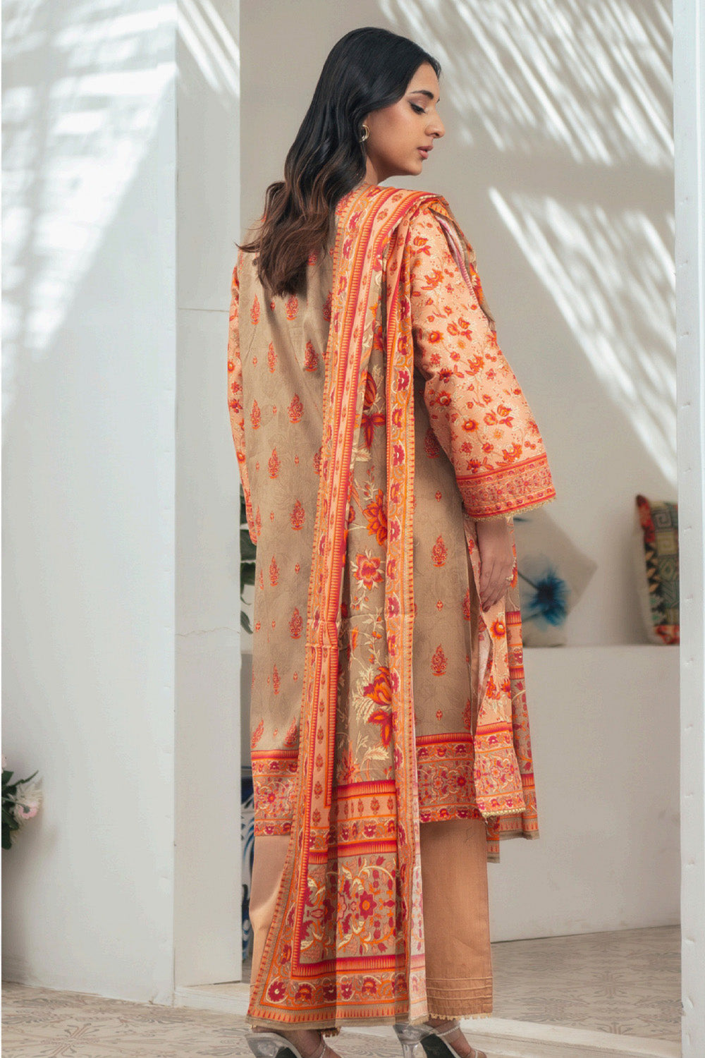 D-0019 Malaika Digital Printed Lawn