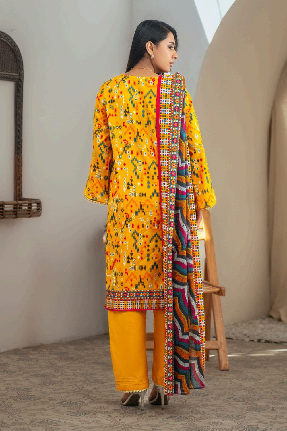 D-0028 Malaika Digital Printed Lawn