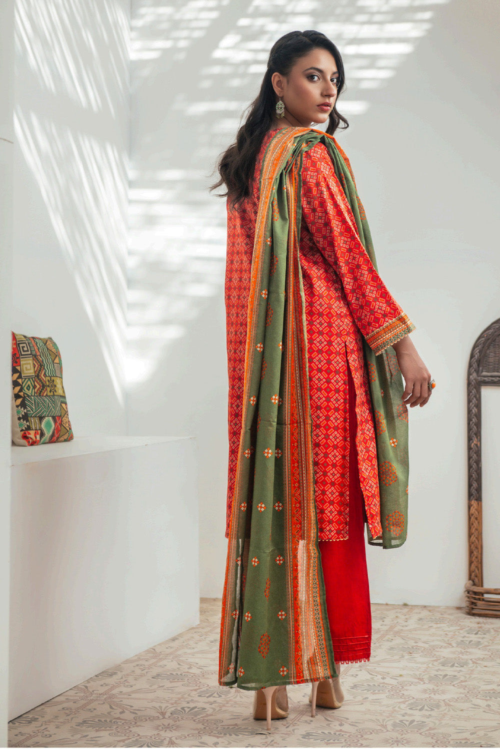 D-0029 Malaika Digital Printed Lawn