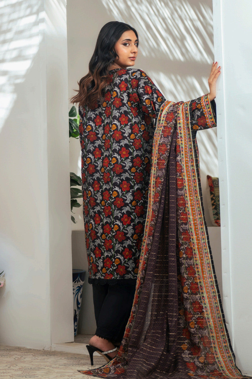 D-0011 Malaika Digital Printed Lawn