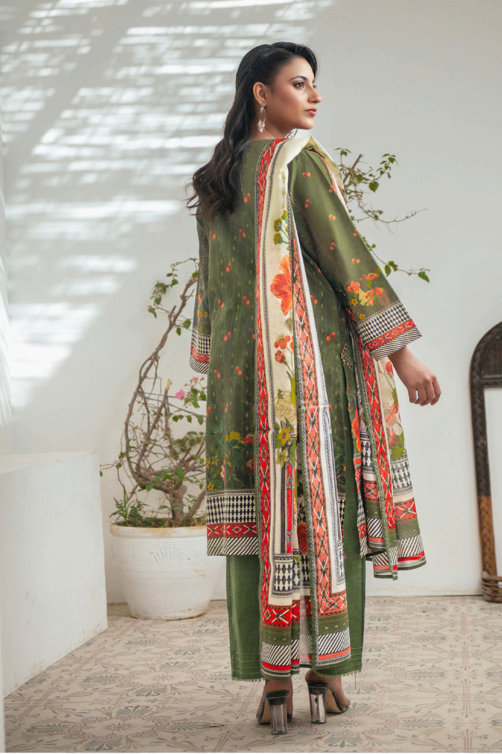 D-0021 Malaika Digital Printed Lawn