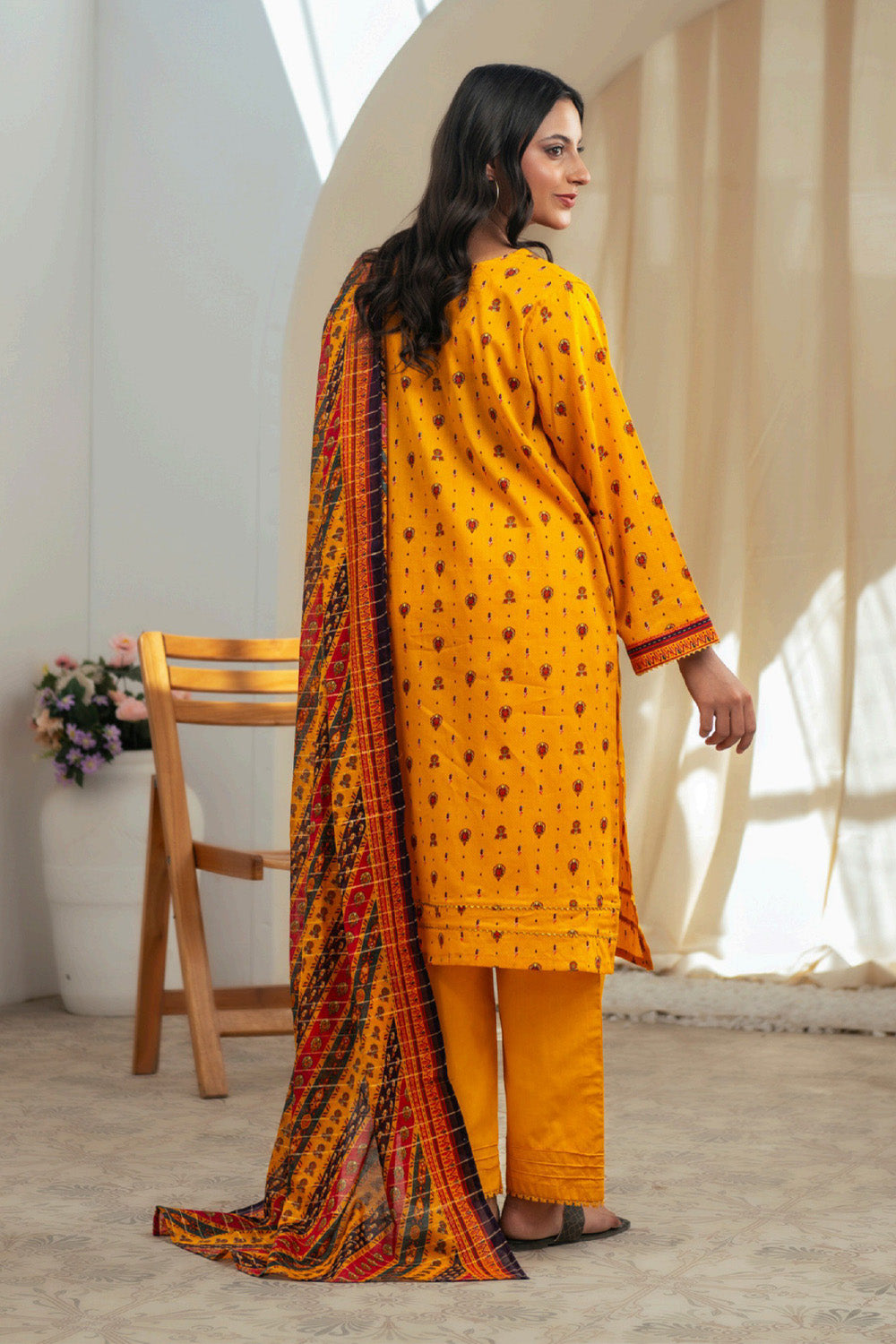 D-0022 Malaika Digital Printed Lawn
