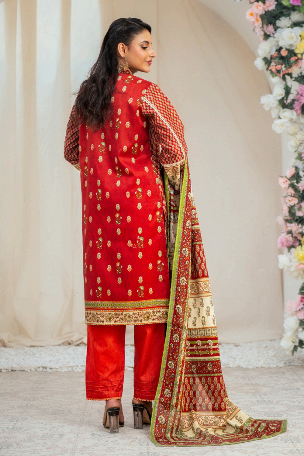 D-0012 Malaika Digital Printed Lawn