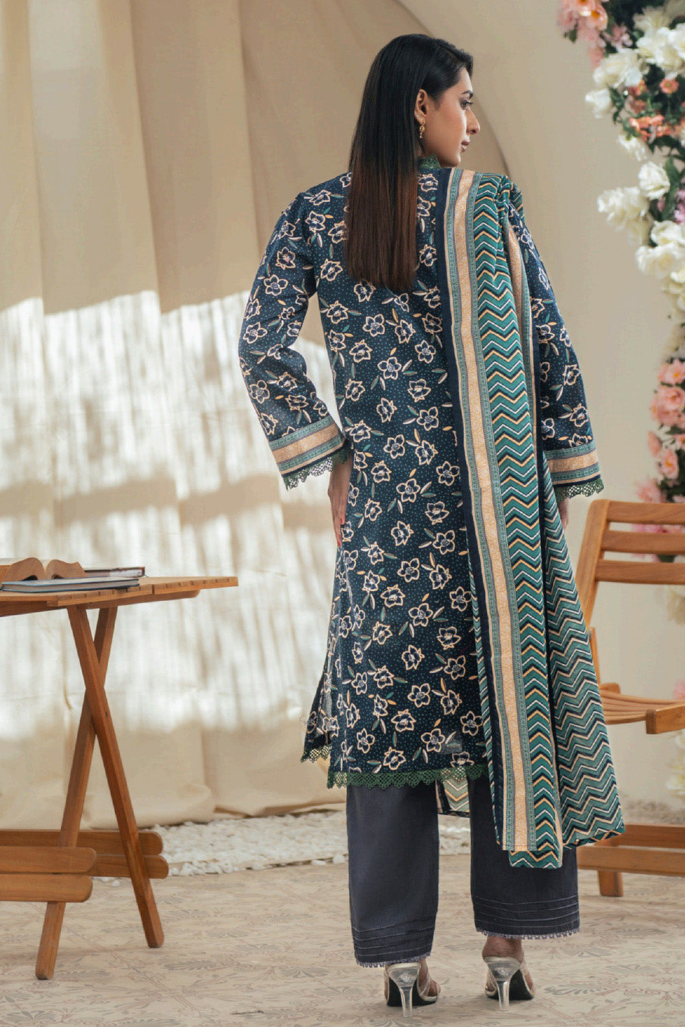 D-0024 Malaika Digital Printed Lawn