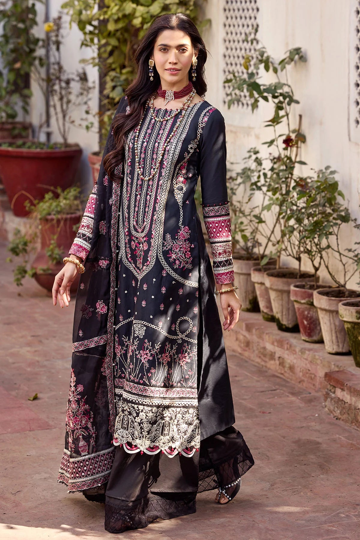 4048-FLEUR EMBROIDERED LAWN UNSTITCHED
