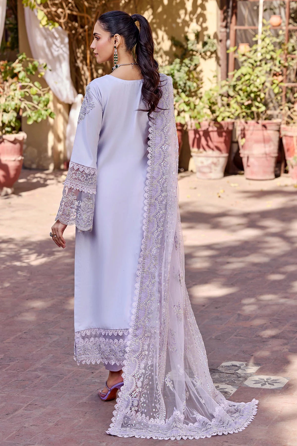 4051-AAILA EMBROIDERED LAWN UNSTITCHED