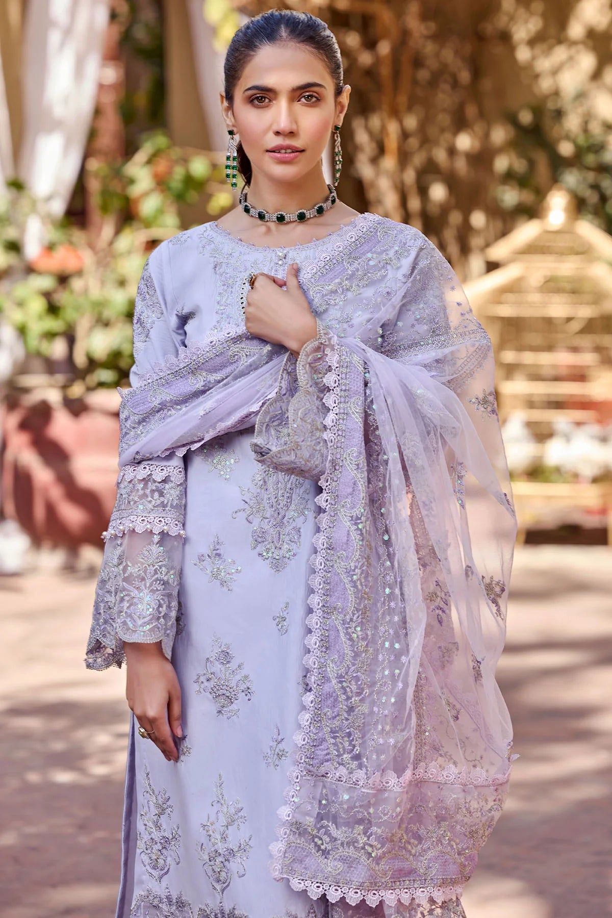 4051-AAILA EMBROIDERED LAWN UNSTITCHED