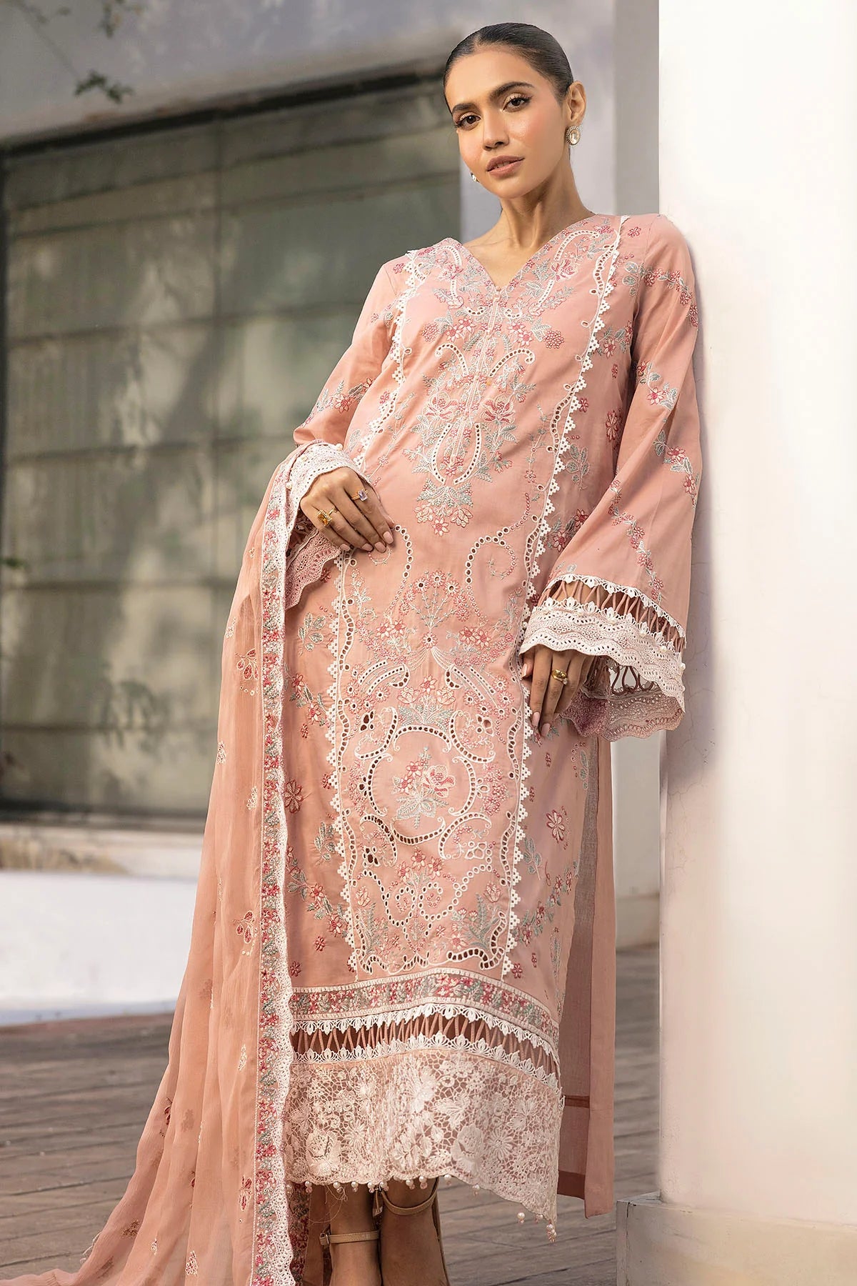 5309-BRIELLE EMBROIDERED LAWN UNSTITCHED