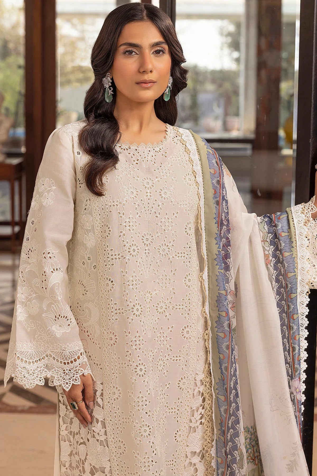 5324-SIDONIE EMBROIDERED LAWN UNSTITCHED