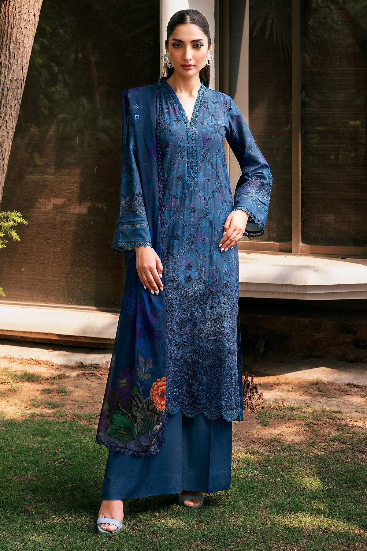 5359-FLORA DIGITAL PRINTED LAWN UNSTITCHED