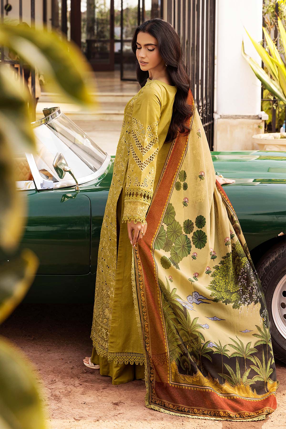 5329-LISETTE EMBROIDERED LAWN UNSTITCHED