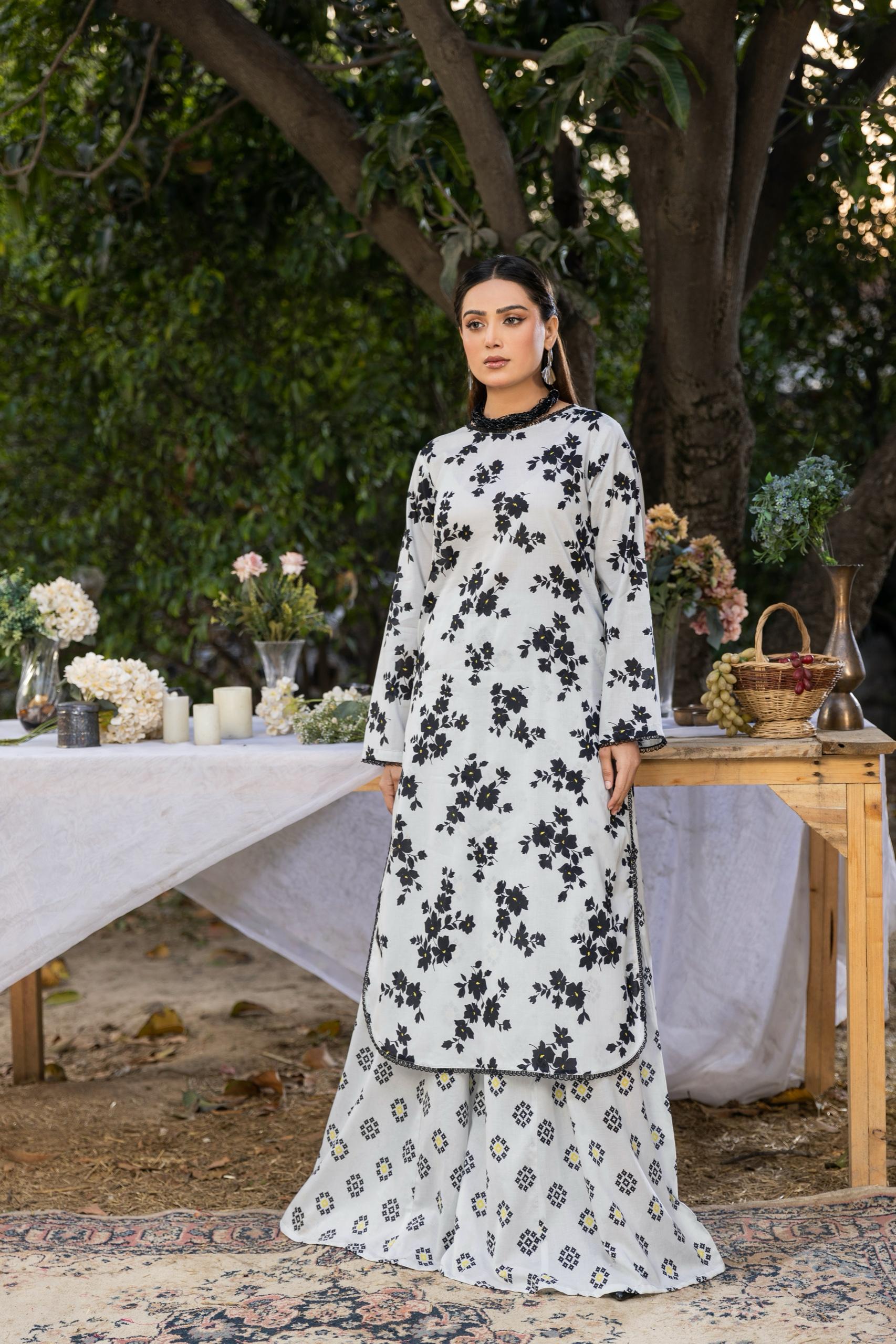 D-10 Classic Digital Printed Lawn