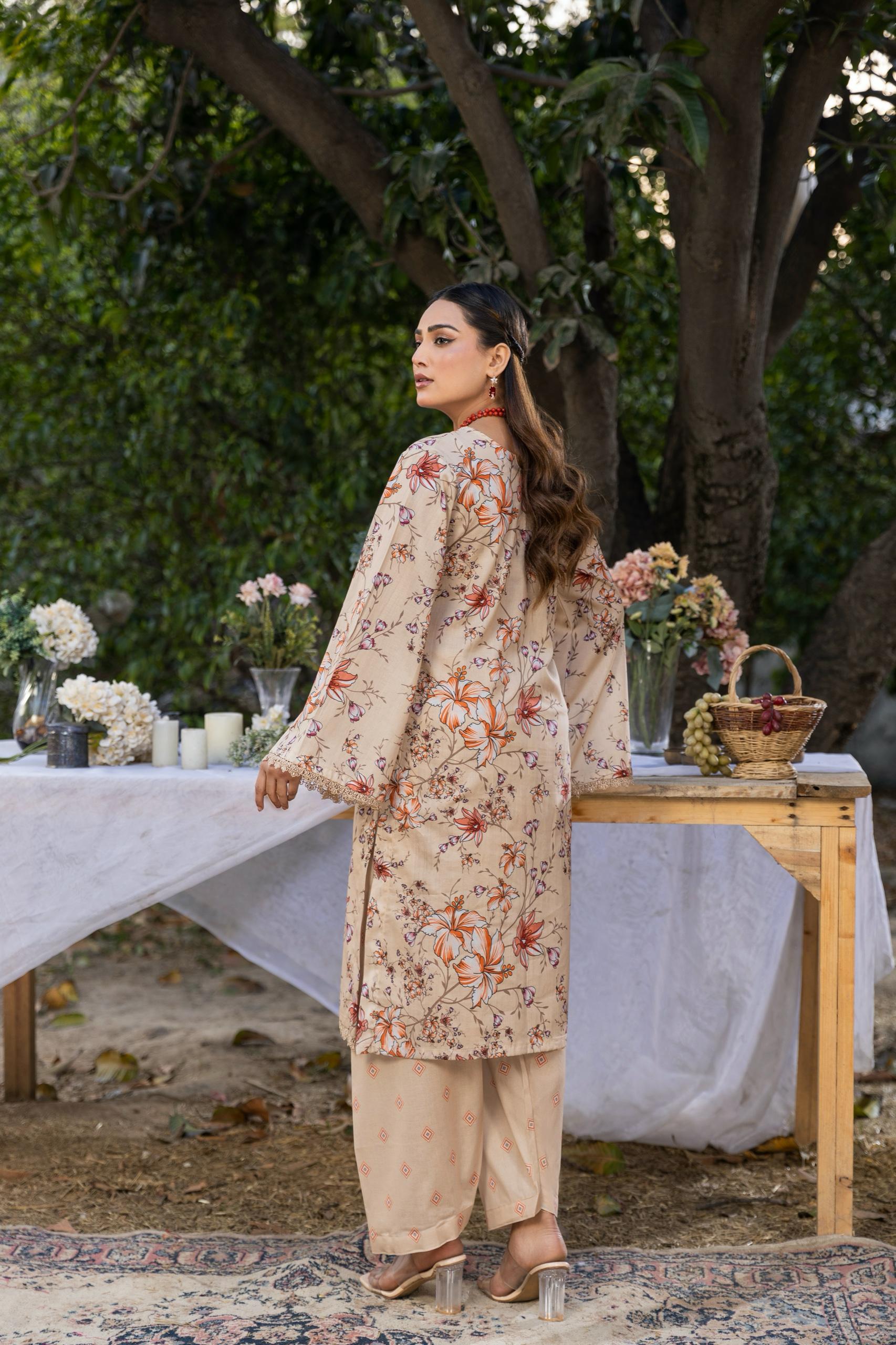 D-3 Classic Digital Printed Lawn