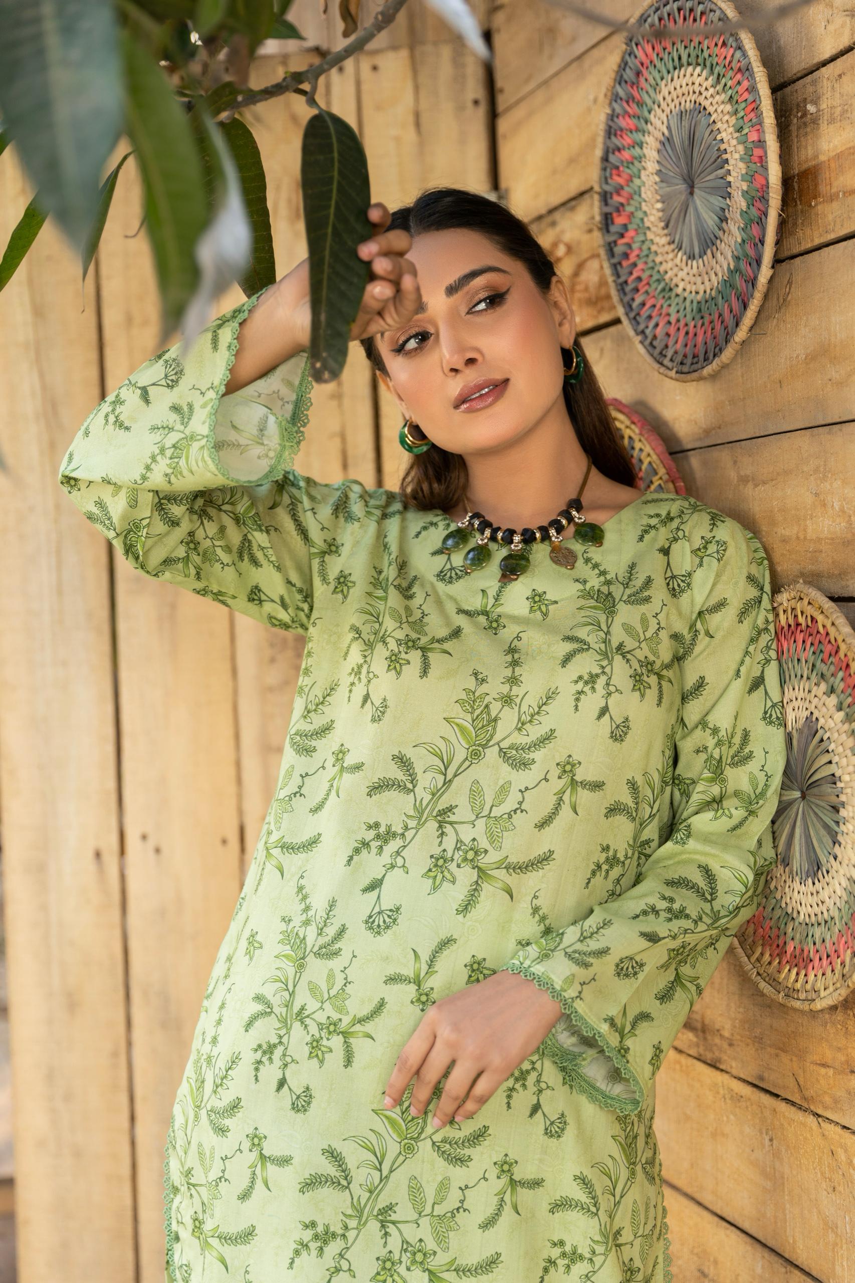 D-8 Classic Digital Printed Lawn