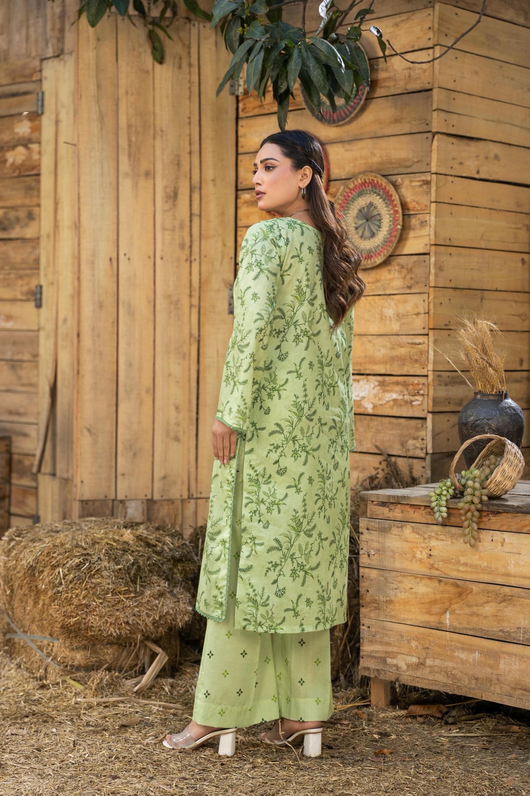 D-8 Classic Digital Printed Lawn