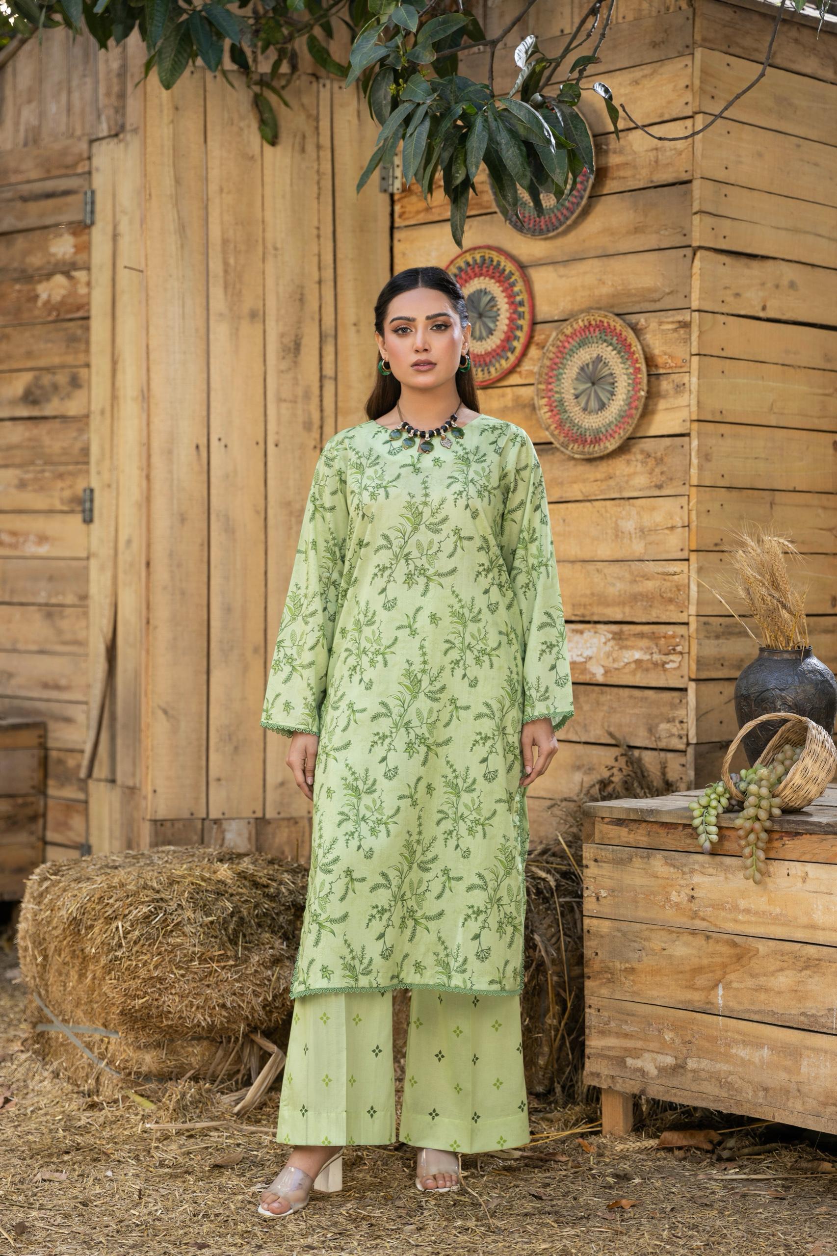 D-8 Classic Digital Printed Lawn