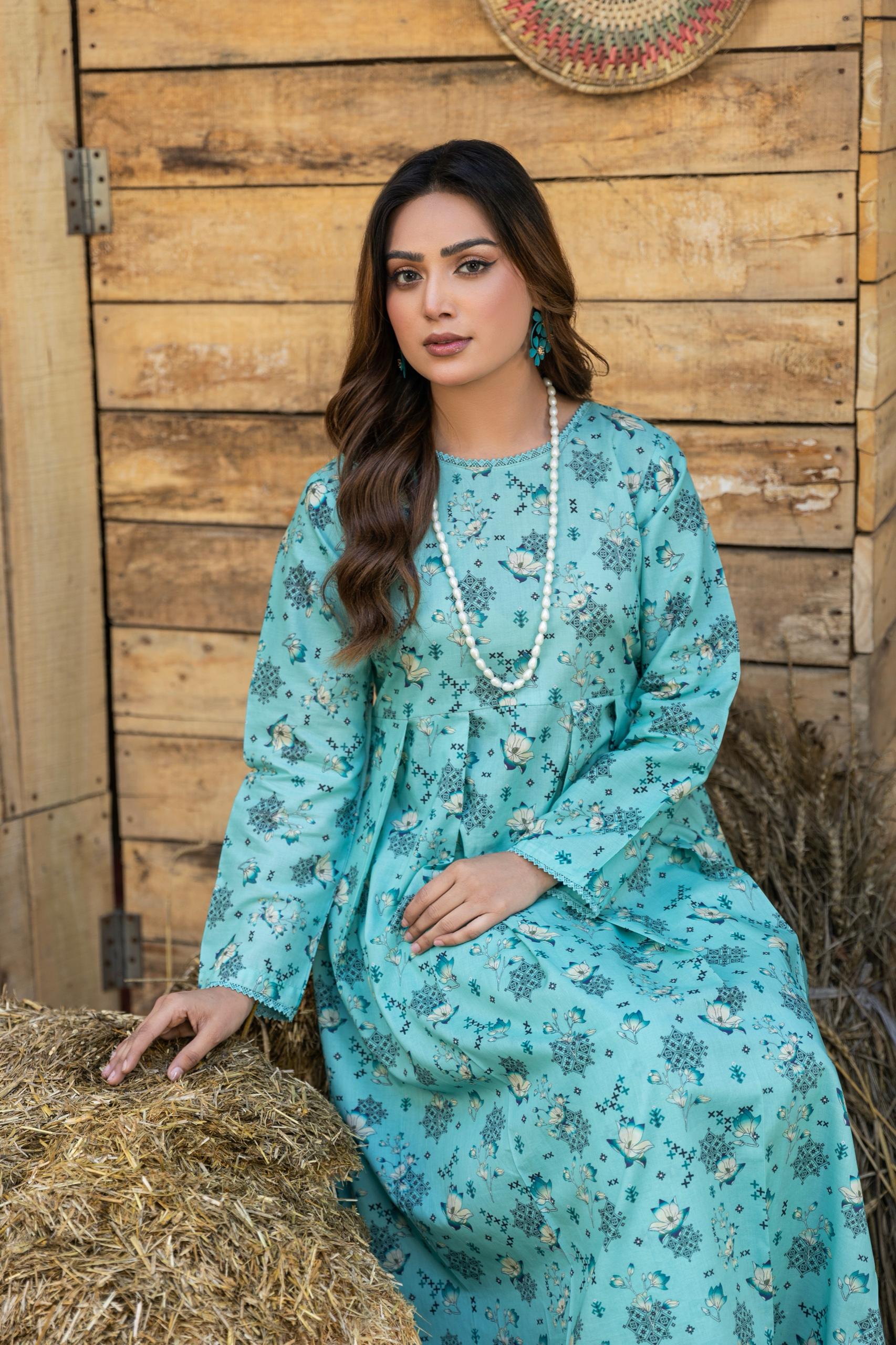 D-7 Classic Digital Printed Lawn