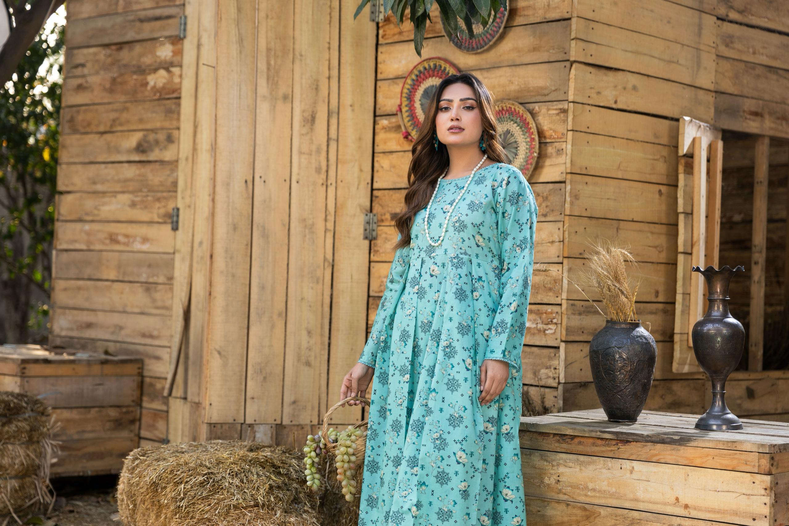 D-7 Classic Digital Printed Lawn