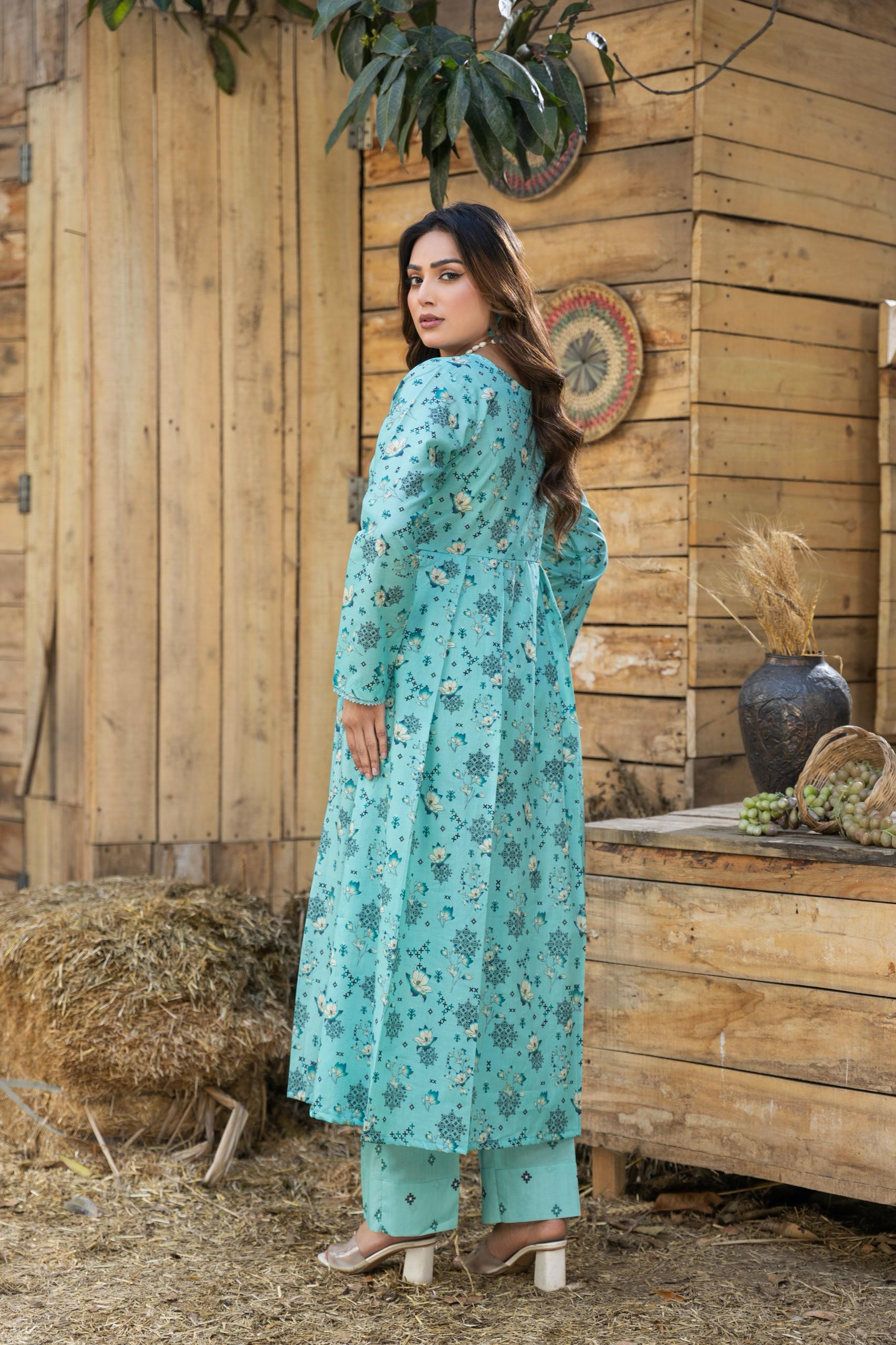 D-7 Classic Digital Printed Lawn