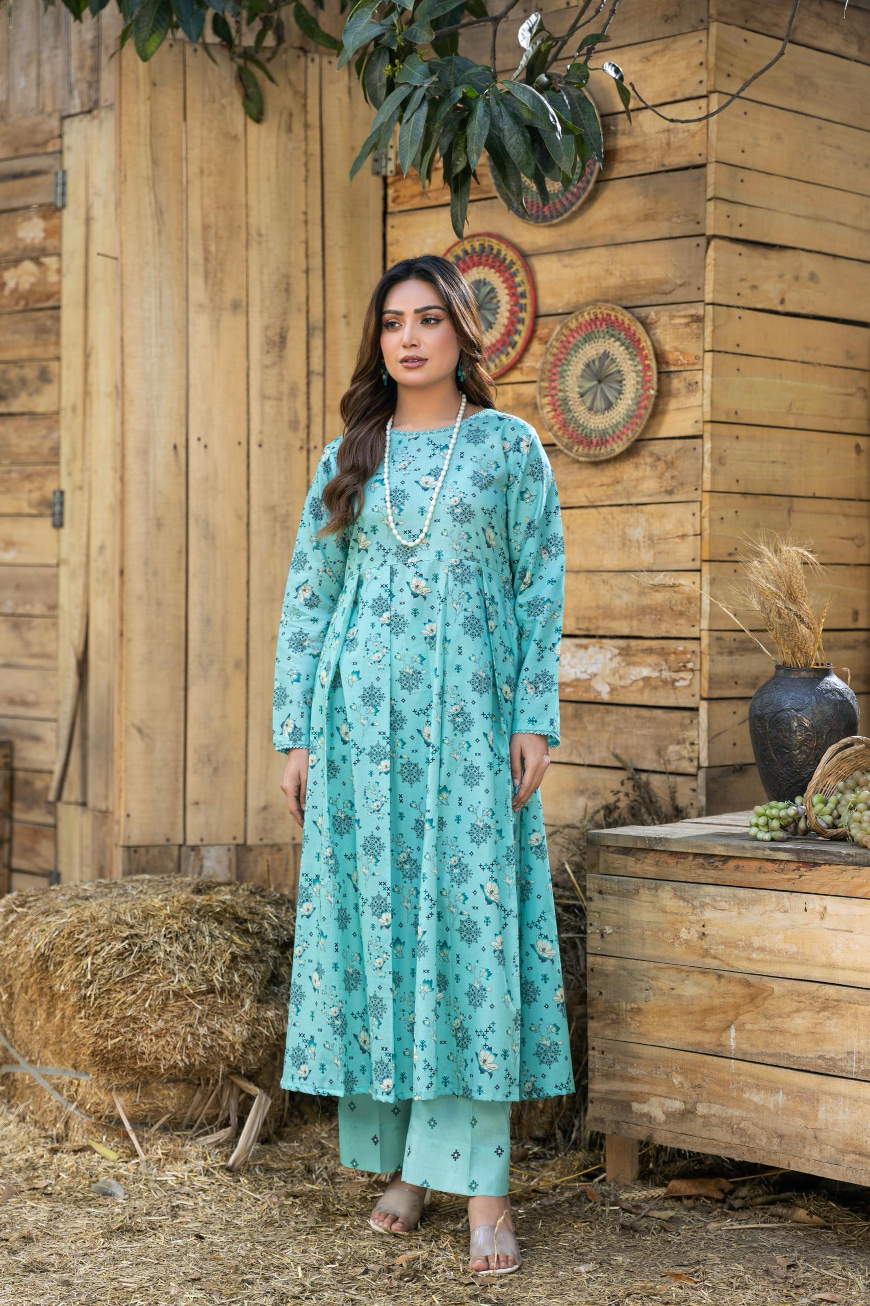 D-7 Classic Digital Printed Lawn